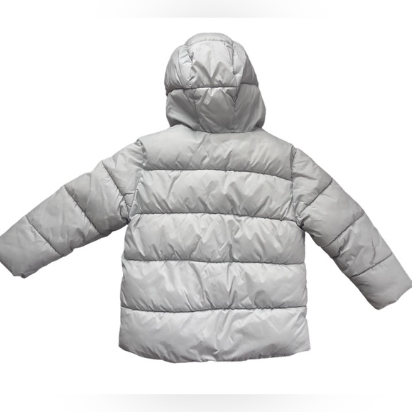 Zara Kids Puffer Jacket – Light Gray – 7 - Picture 2 of 4